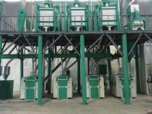 50-60吨复式磨高架设备